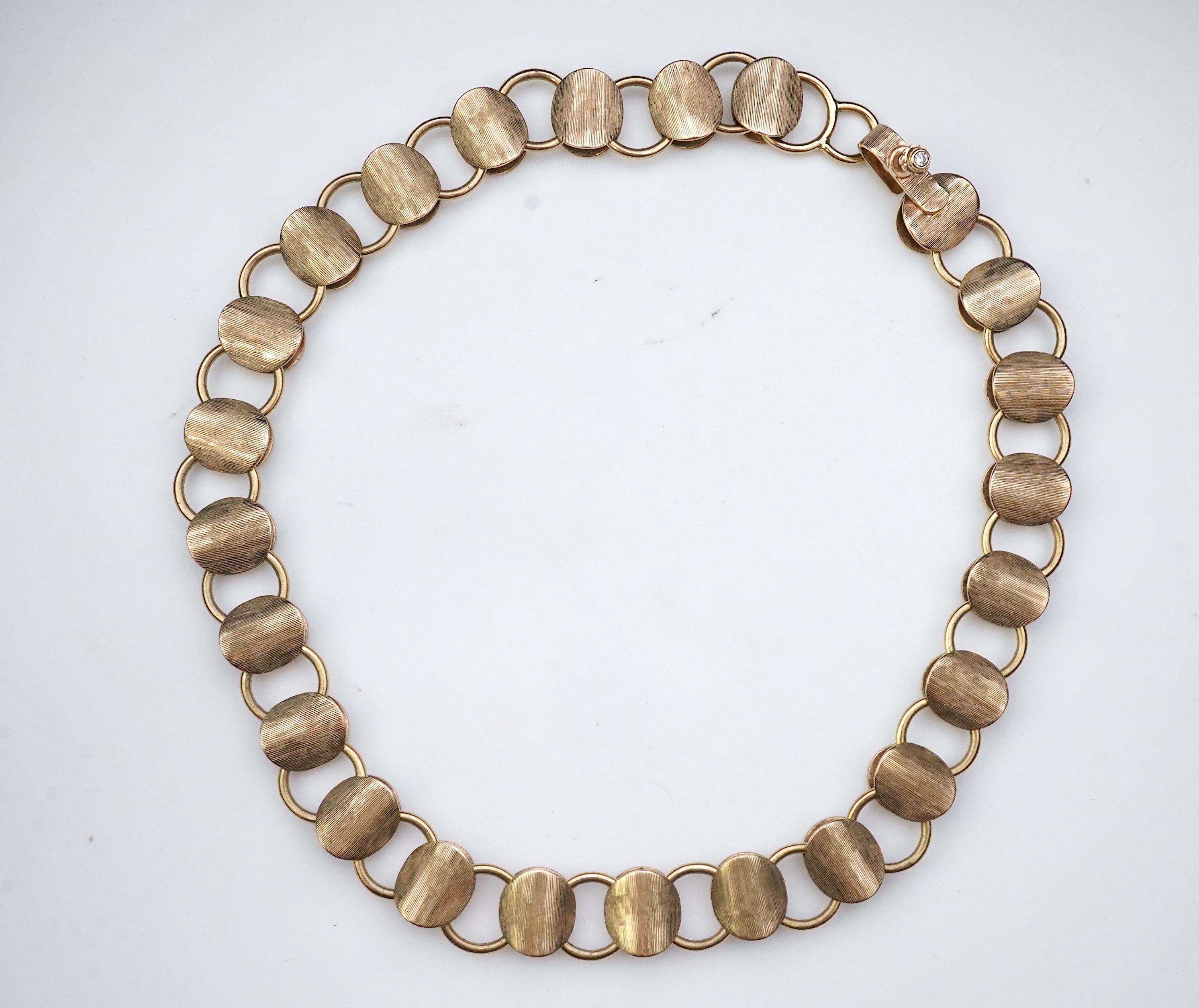 A gold necklace, circa 2000